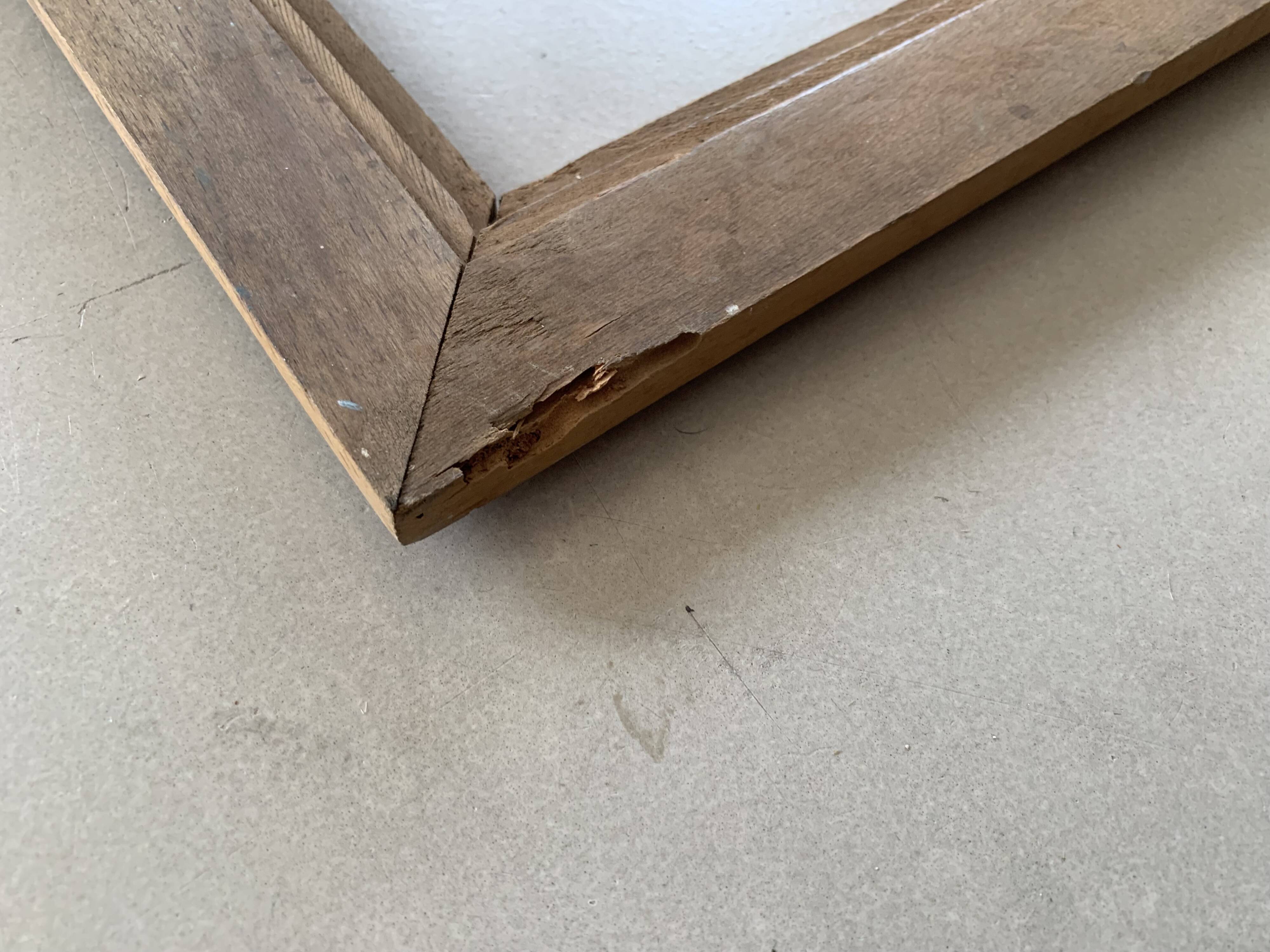 Raw wooden frame 34x43cm