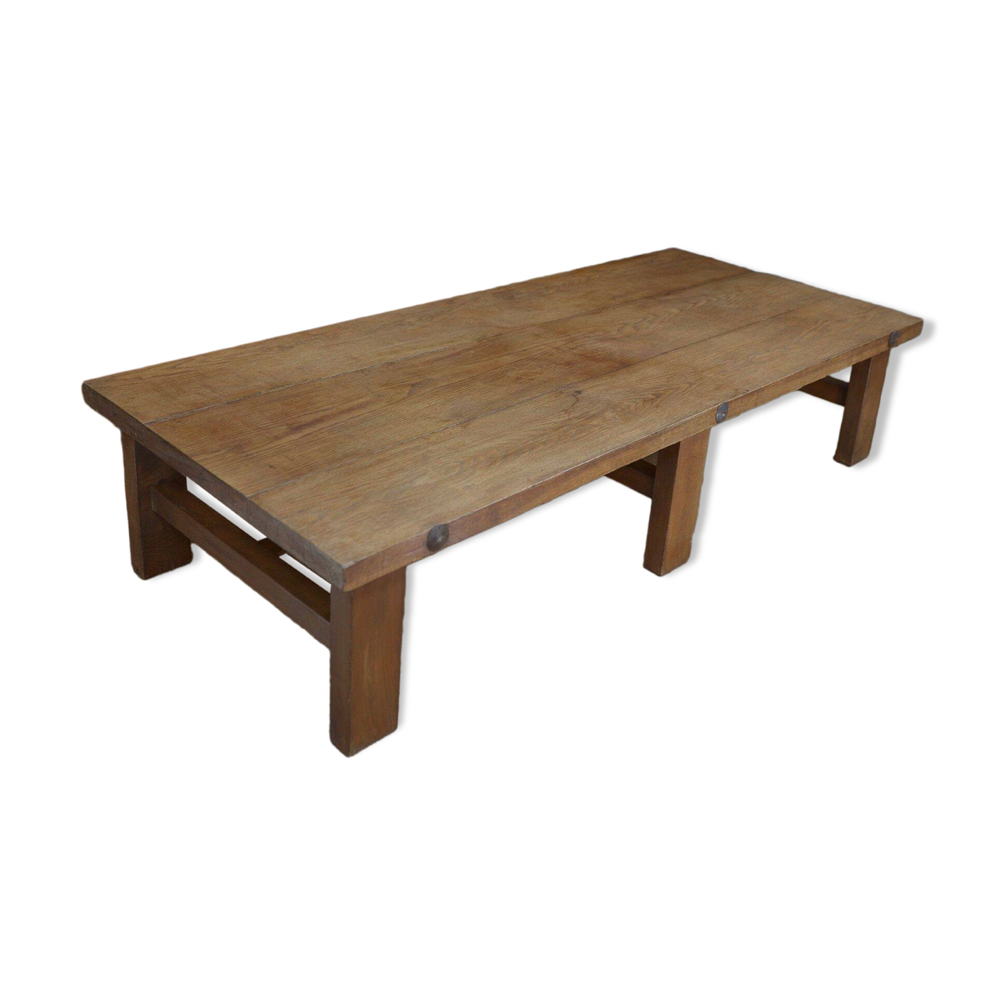 6-legged solid oak coffee table 1950