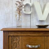 30s chest of drawers with marble top