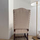 Antique Louis XIII style chair in walnut – fully reupholstered