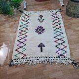 Handmade wool Berber rug 150 x 100 CM