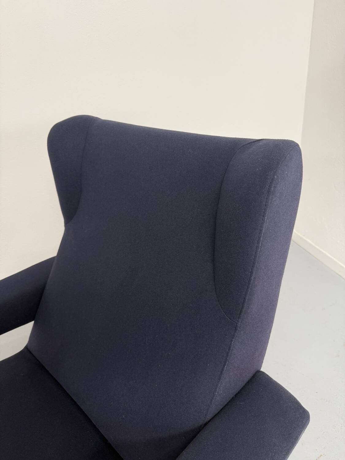 Archi Ligne Roset armchair, Pierre Paulin design, CM 195 HD, vintage blue