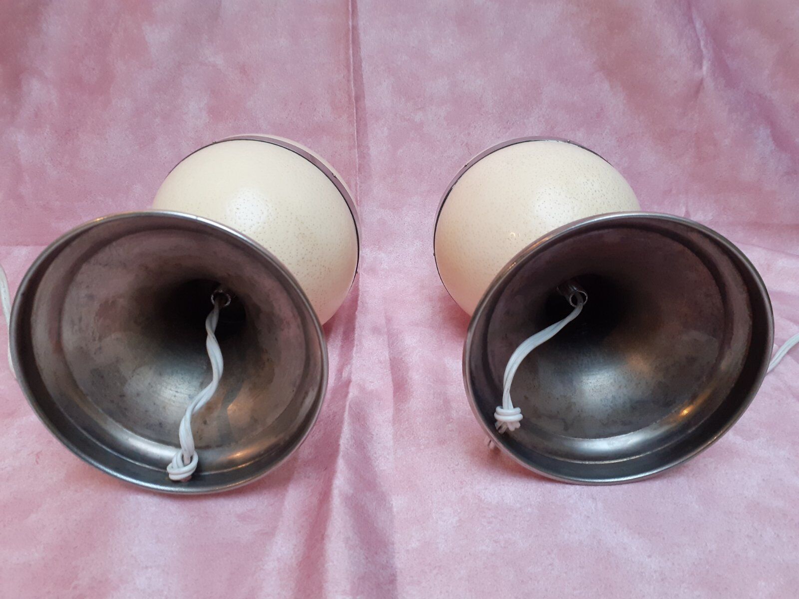 Pair of lamps signed Christian Dior