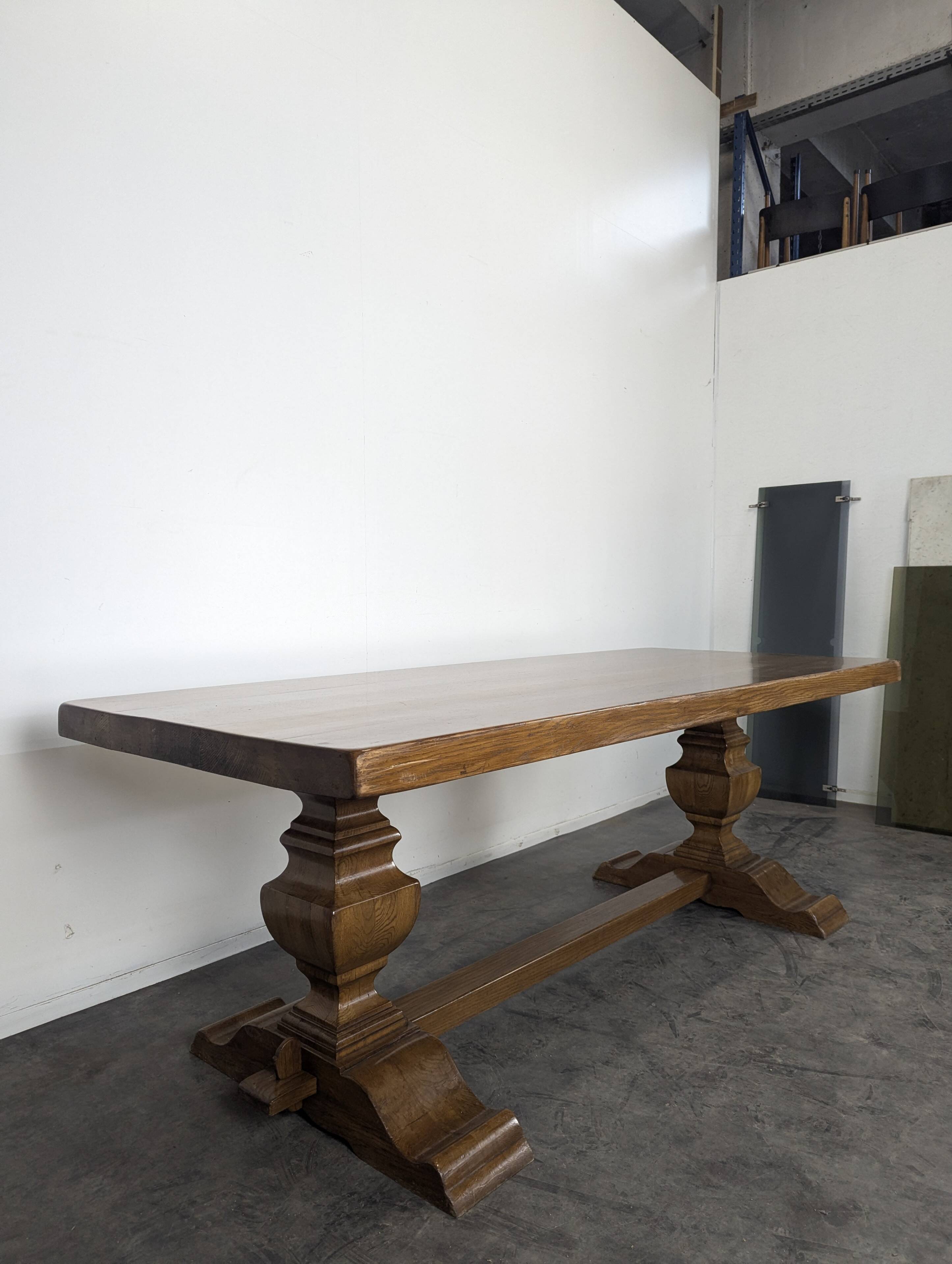 Monastery table in solid oak