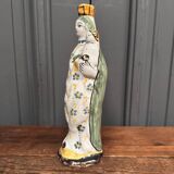 Virgin giving birth in Nevers earthenware, 18th century