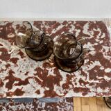 Arcoroc smoked glass cups