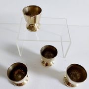 Coquetiers en laiton