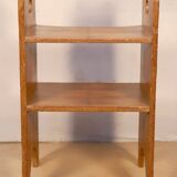 Antique Burmese teak workshop shelf