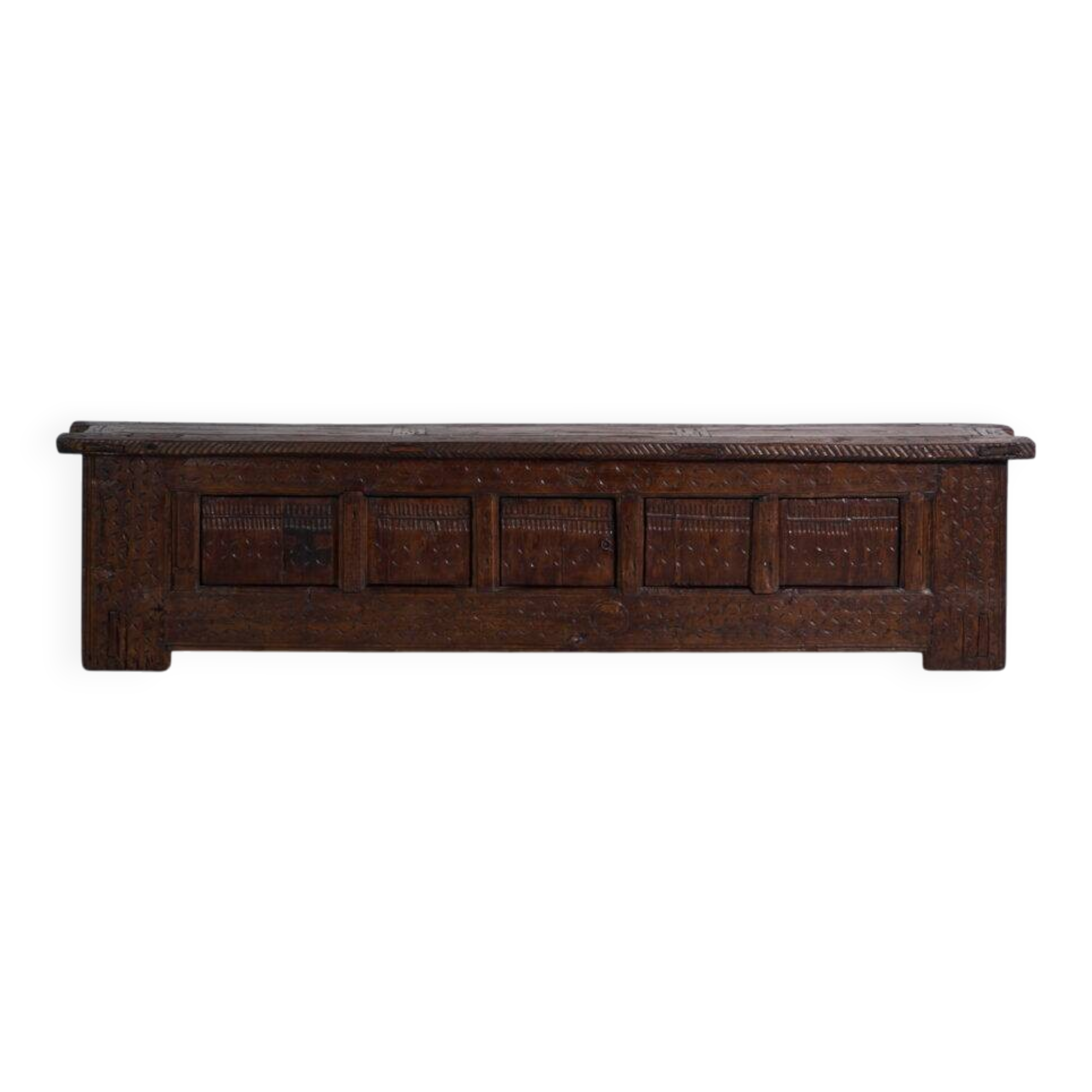 Antique carved enfilade in fir wood – China, circa 1900