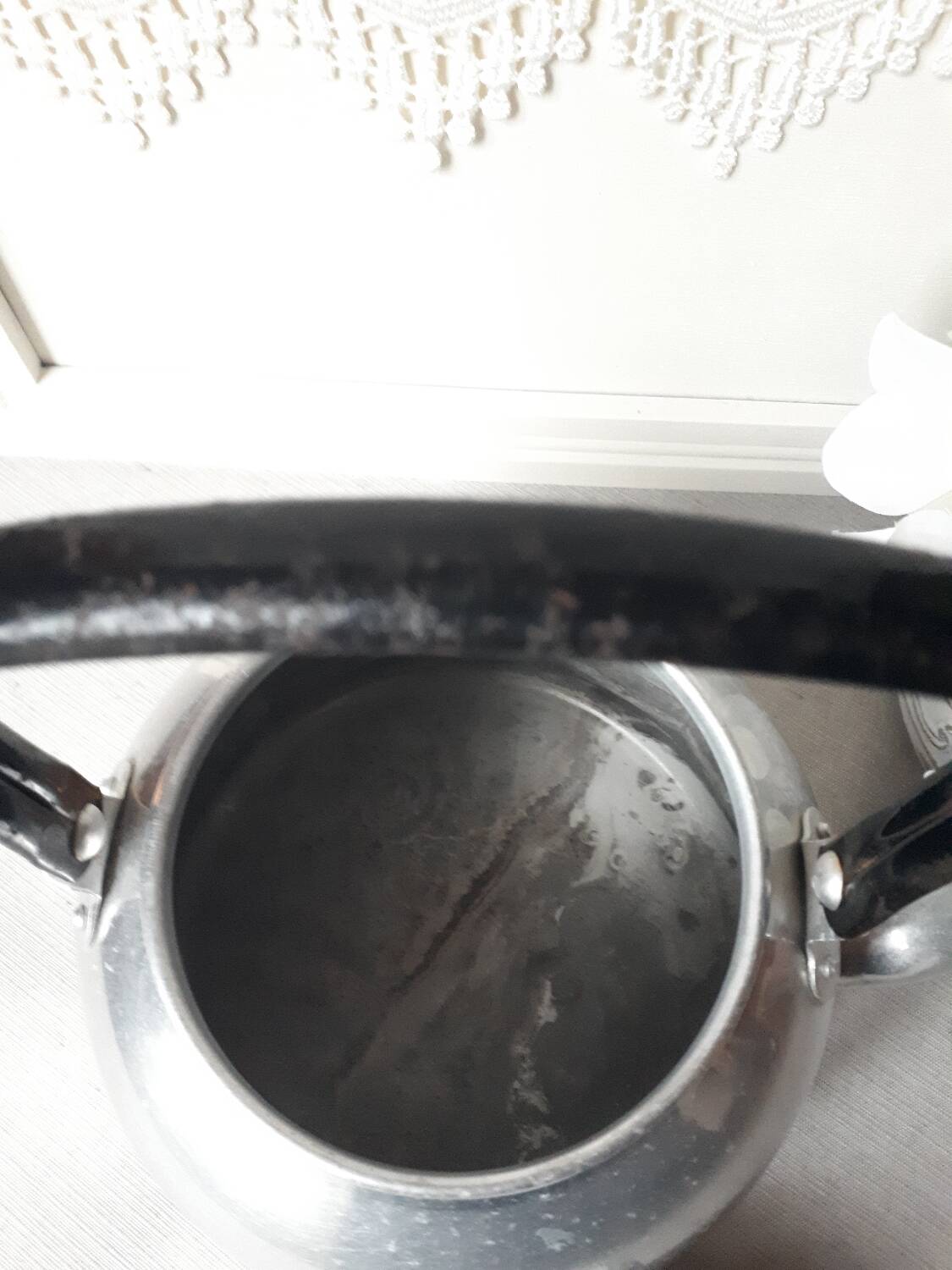 Vintage aluminum kettle