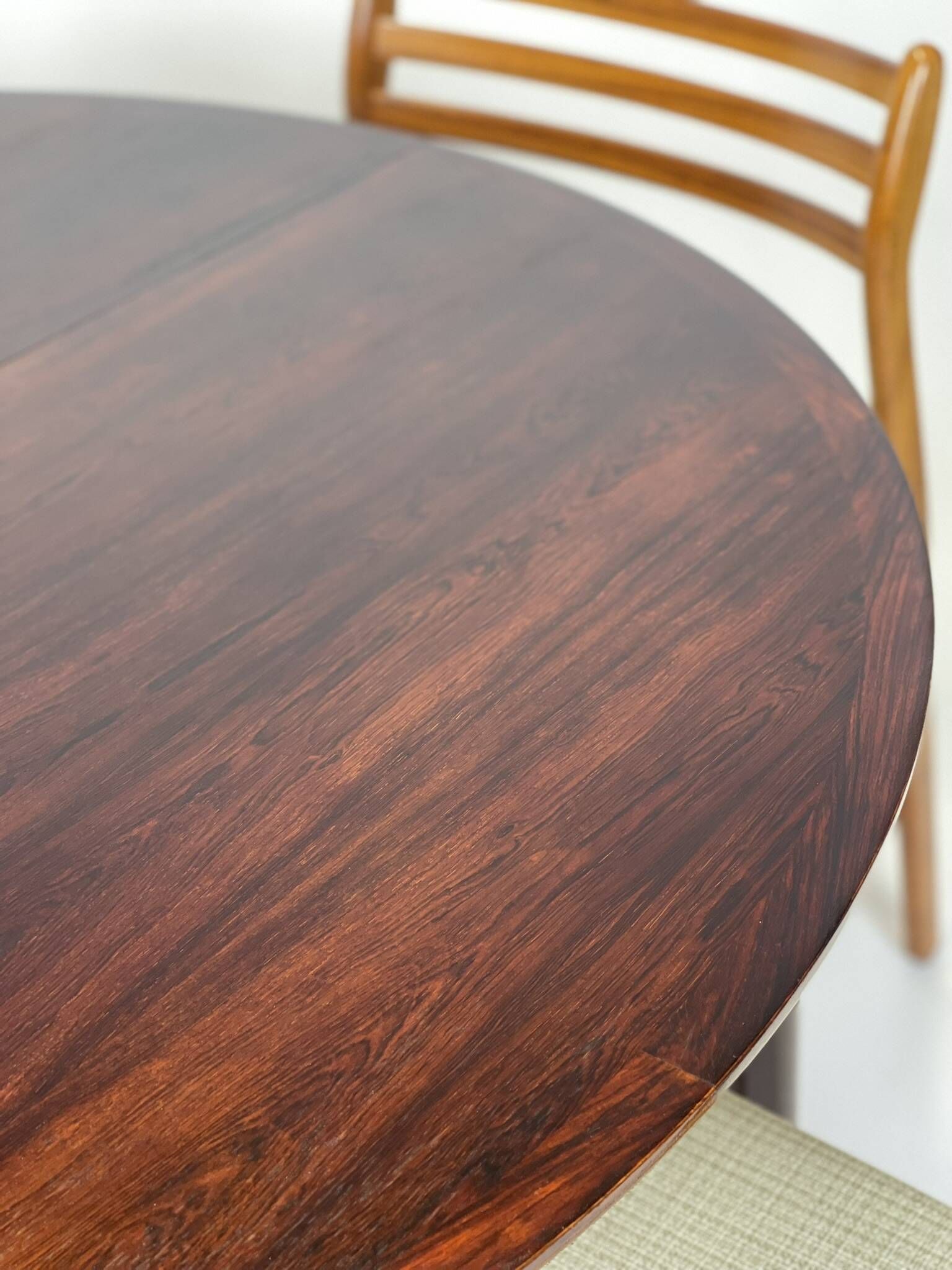 Table de salle à manger scandinave en palissandre année 60