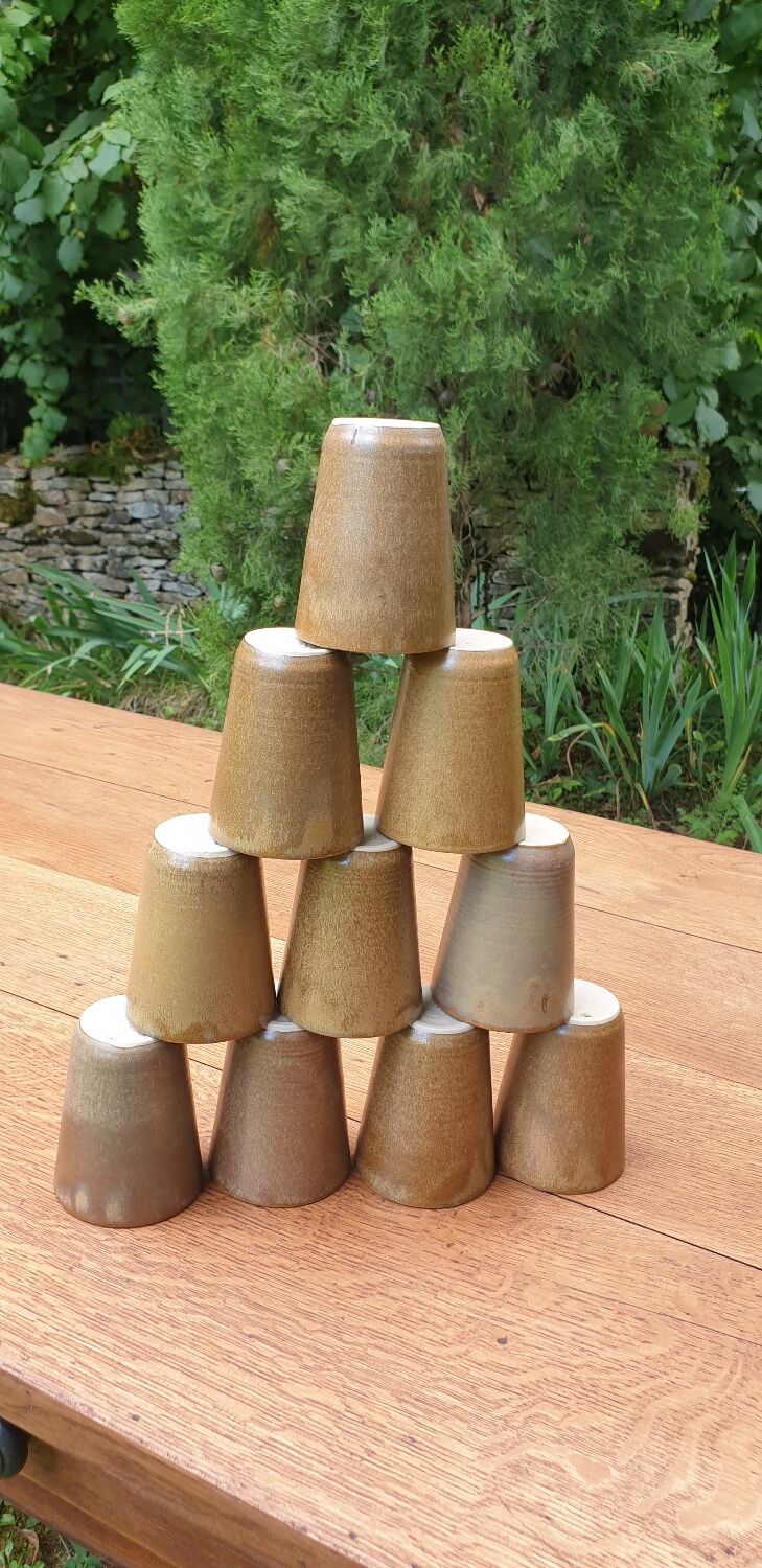 Digoin stoneware glass