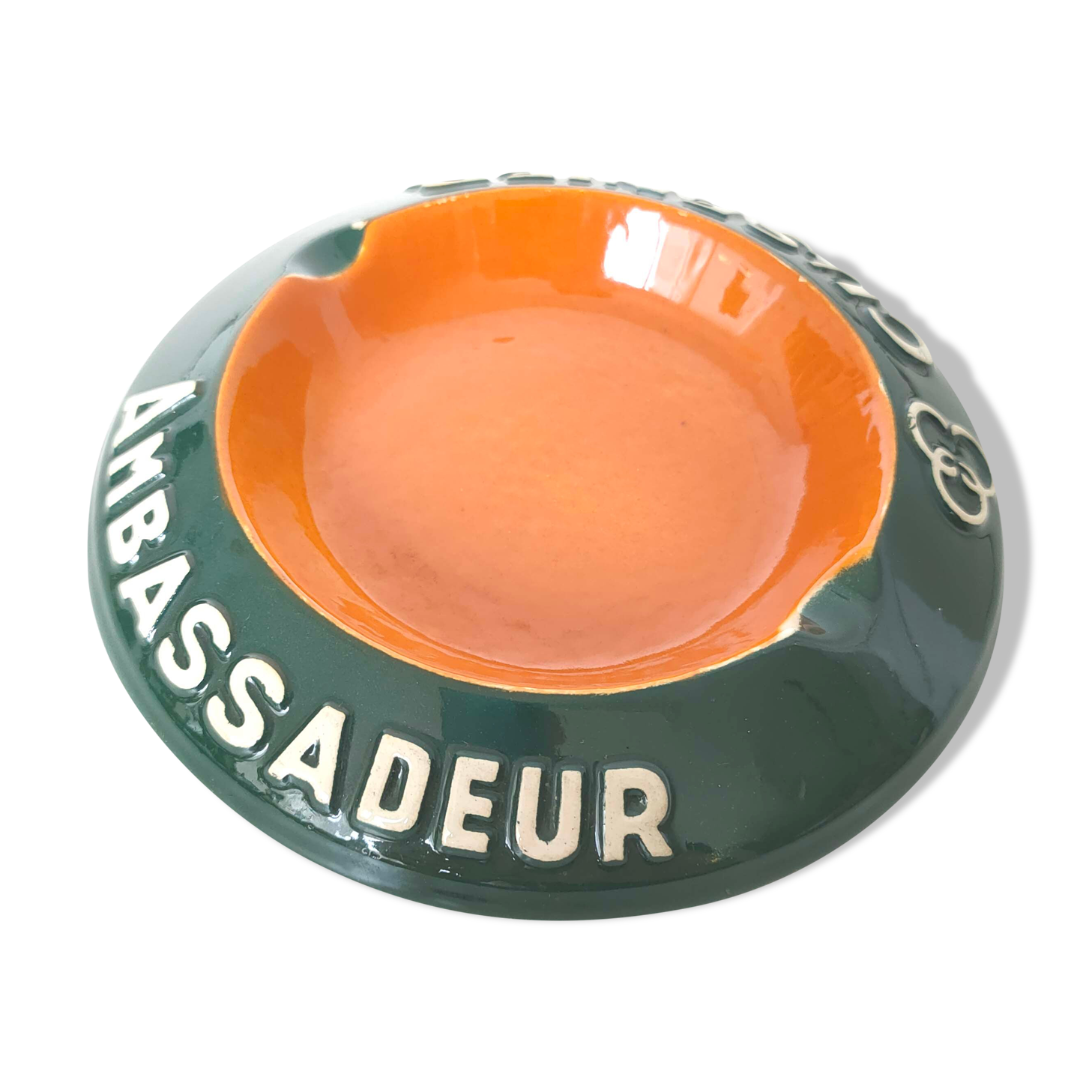 Ashtray Ambassador Ceramic Cusenier