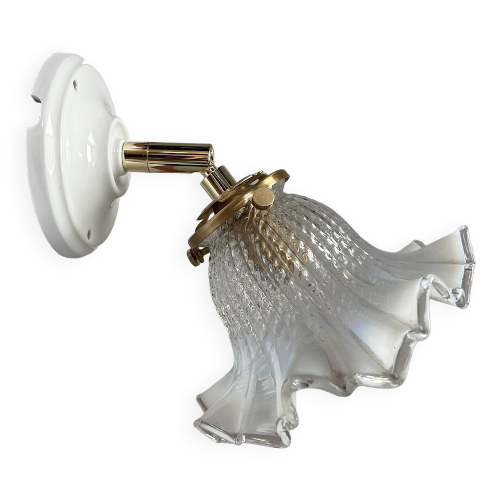 Art Deco tulip wall light