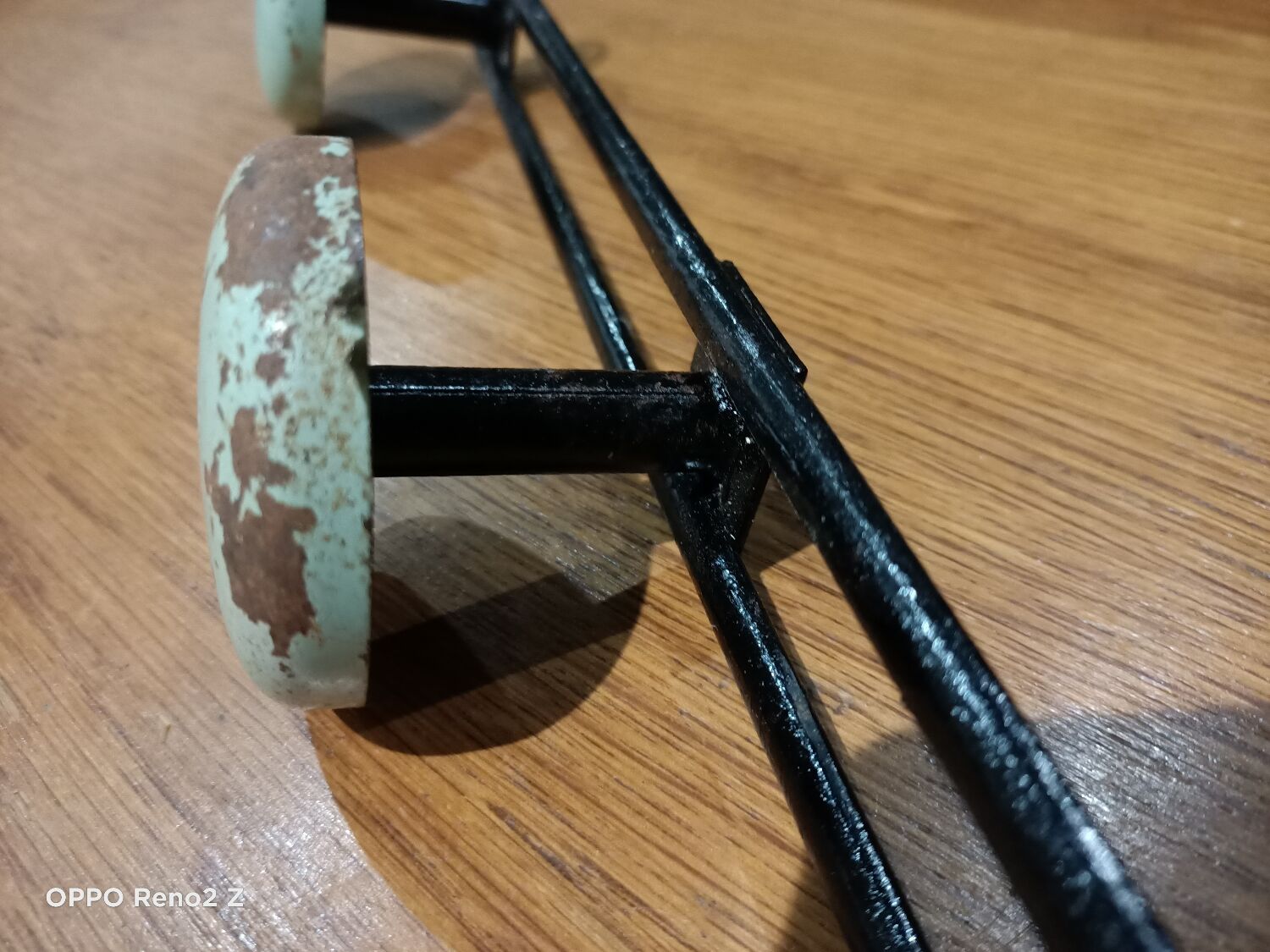 Vintage wall coat rack