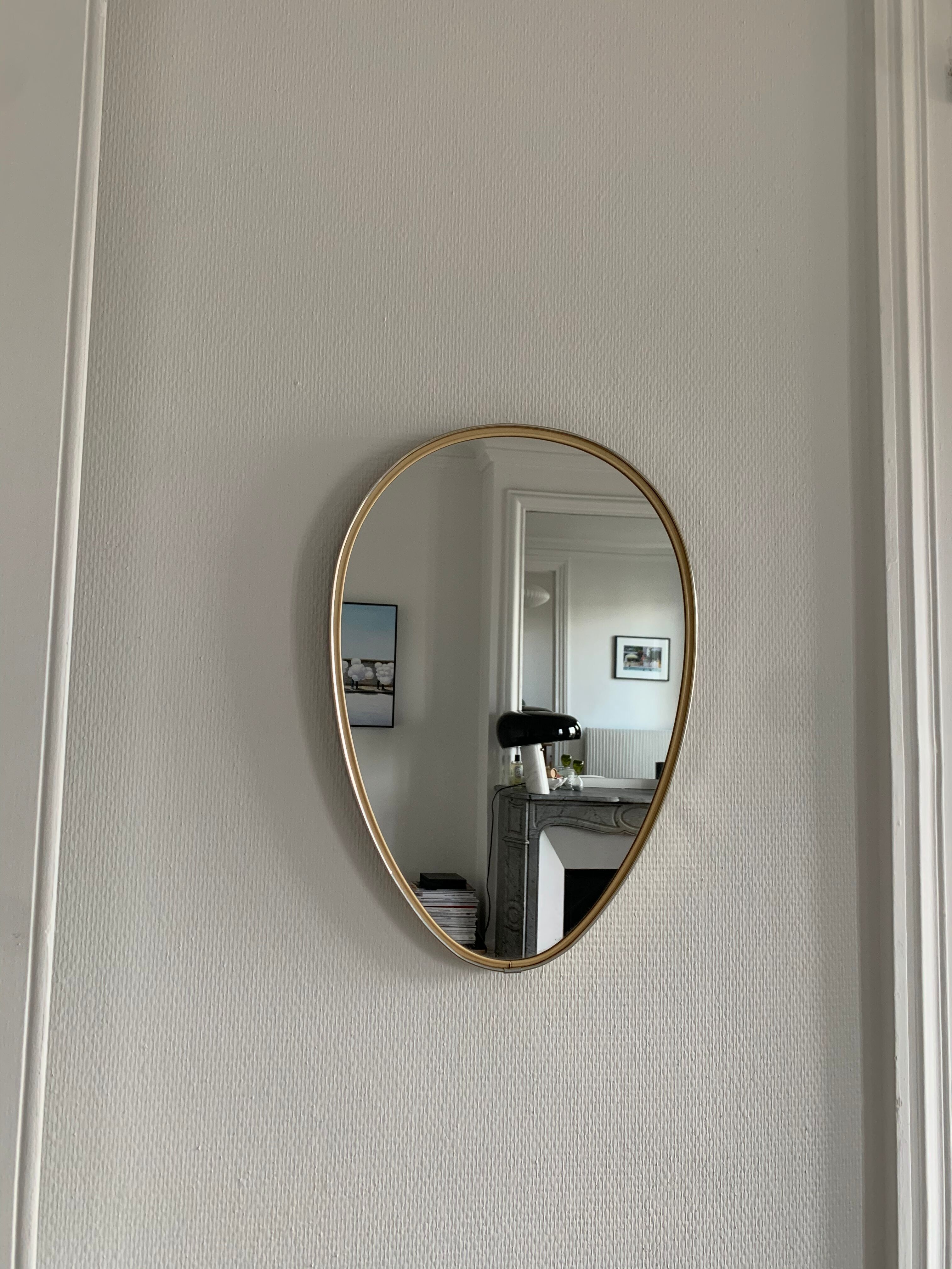 Miroir rétroviseur vintage 34x48cm