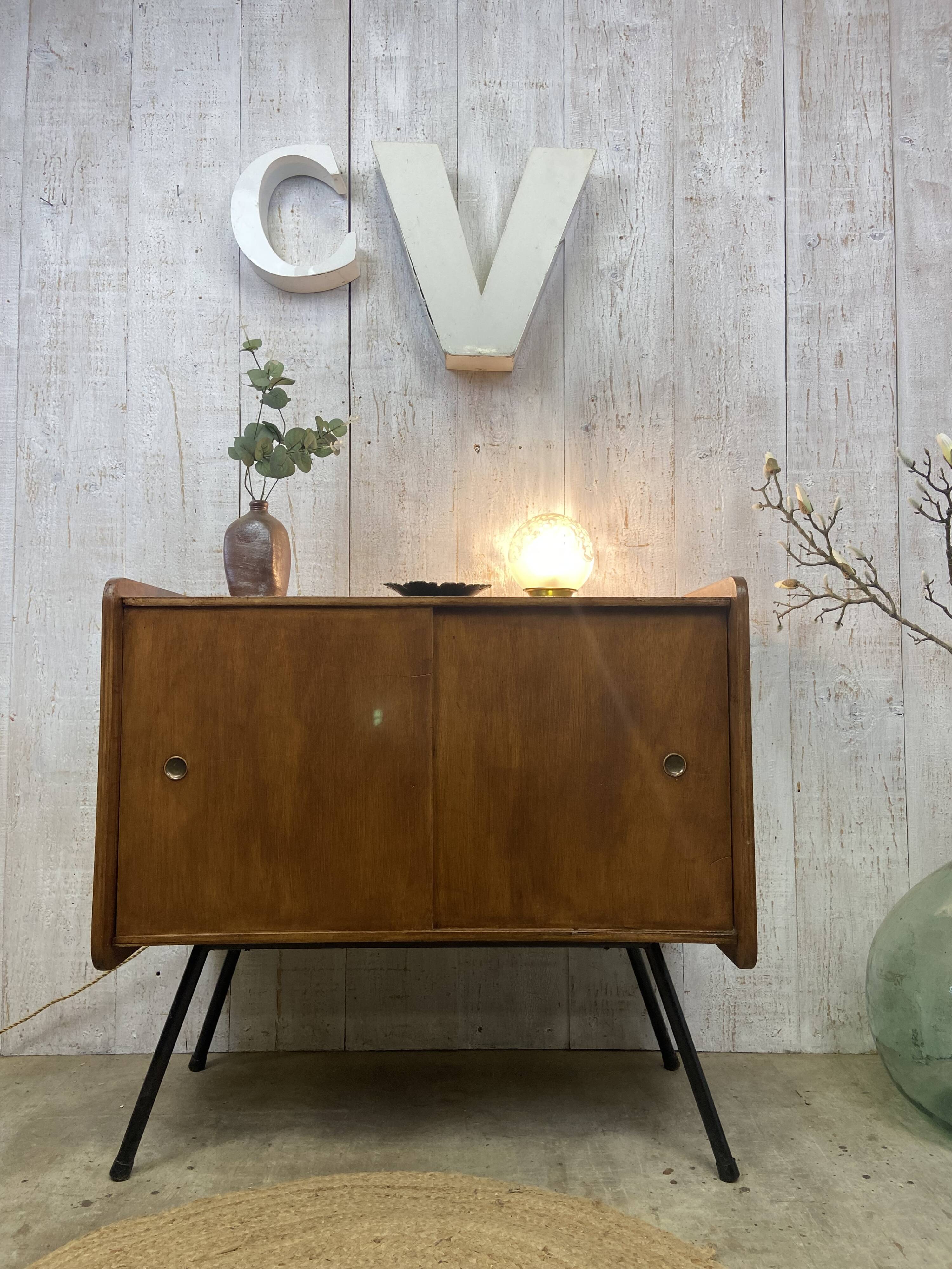 Vintage vinyl cabinet