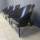 Ensemble de 3 chaises vintage Pratfall par Philippe Starck pour Driade, 1982