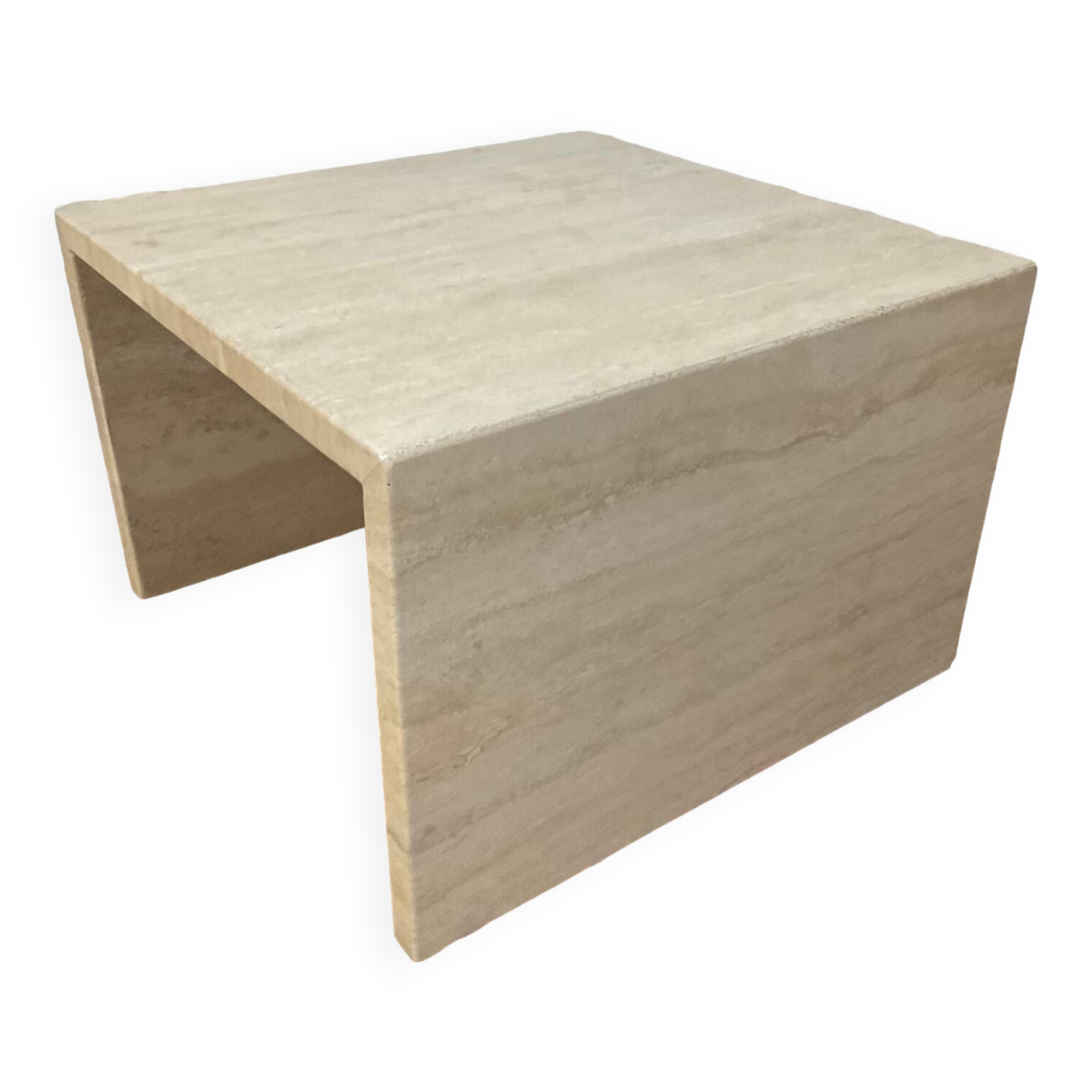 Travertine coffee table from the 70s