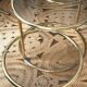 Brass and glass extendabel coffee table by Morox, Italy 1970’s