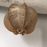 Scandinavian vintage suspension wood and yarn