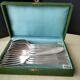Box of 12 silver metal cutlery 84 G Apollo