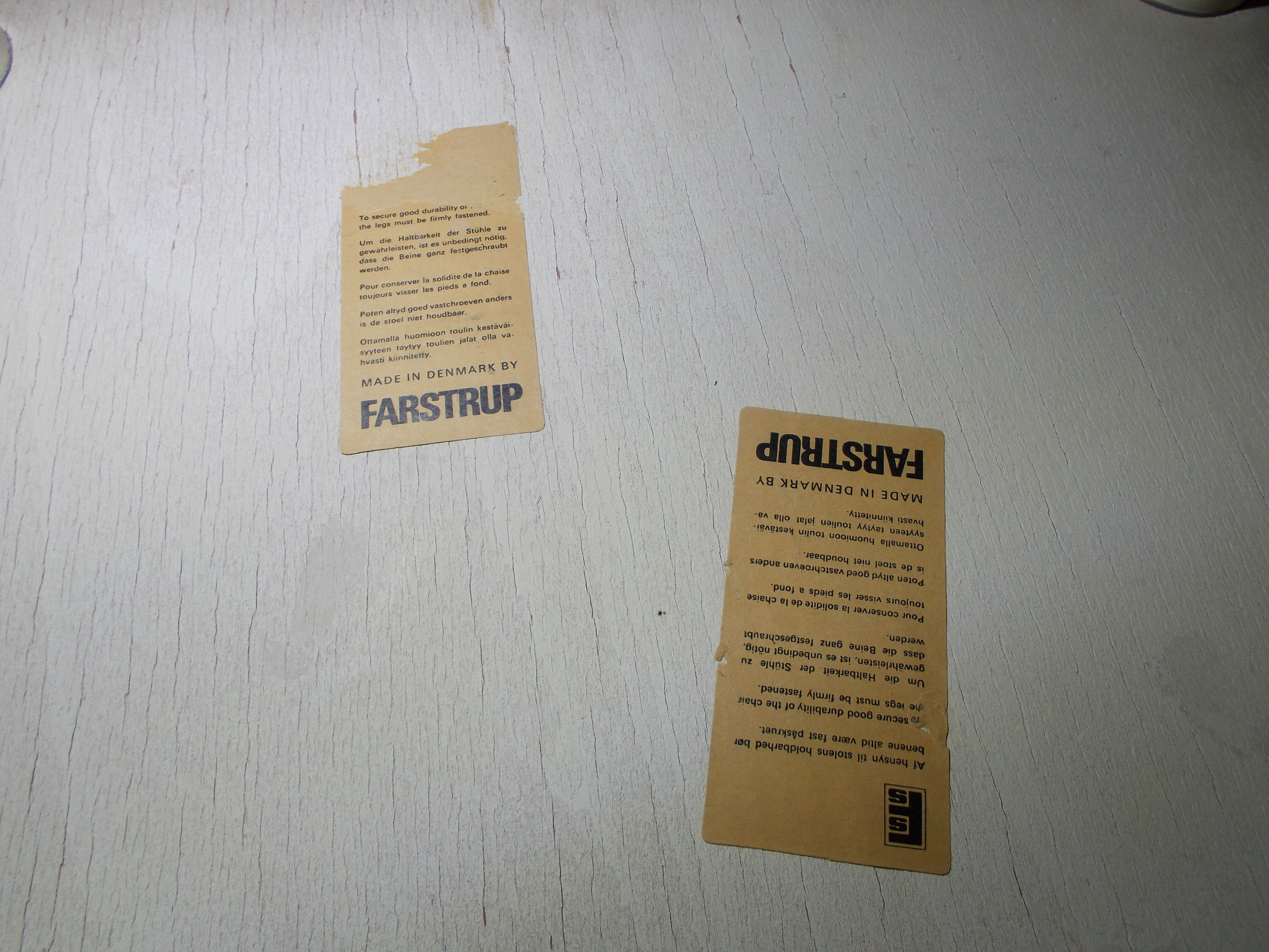 Chair Farstrup Mobler vintage Scandinavian design