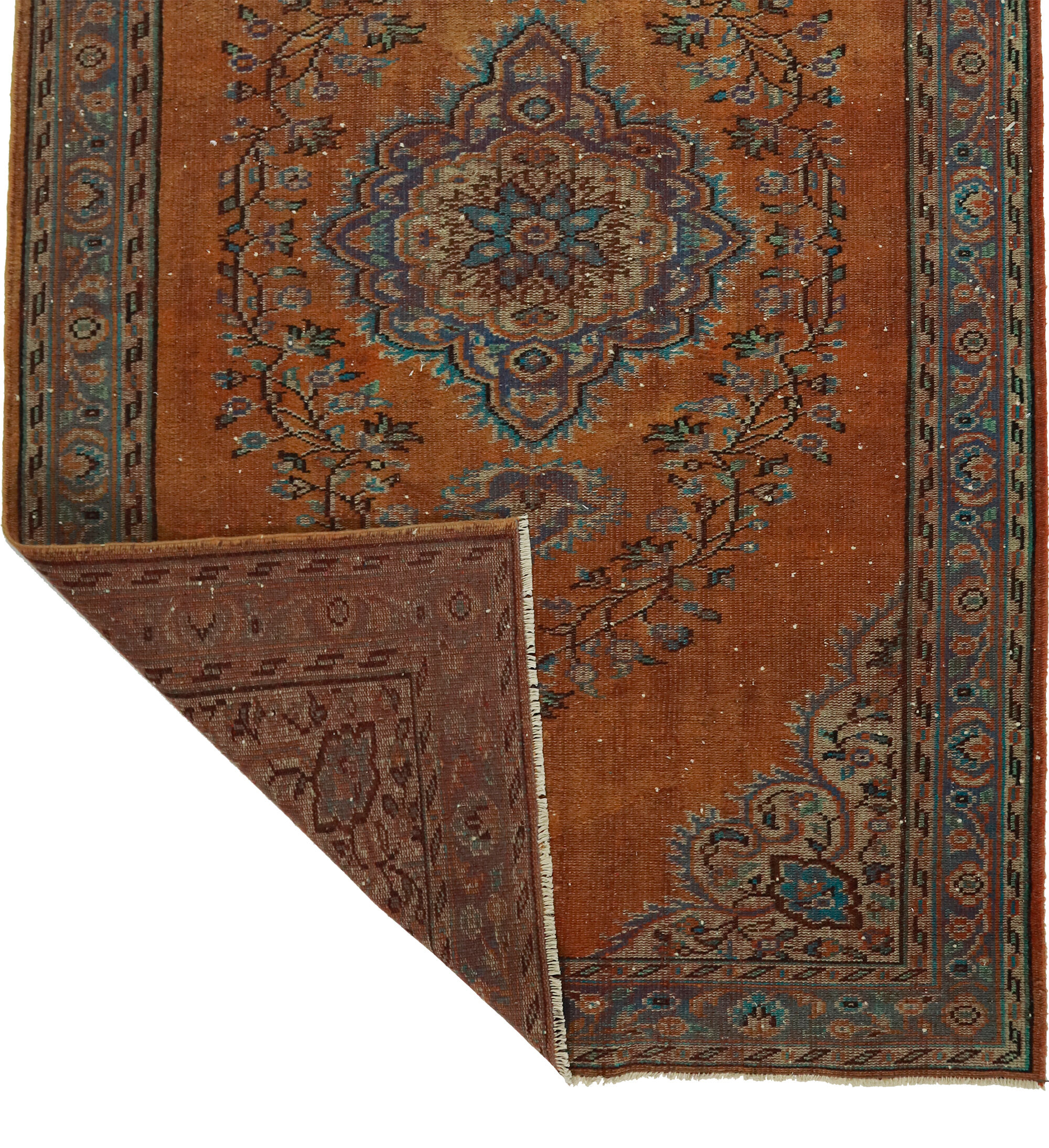 Anatolian handmade vintage rug 273 cm x 168 cm