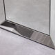 Vintage diamond-cut wall mirror, Italy 1980s