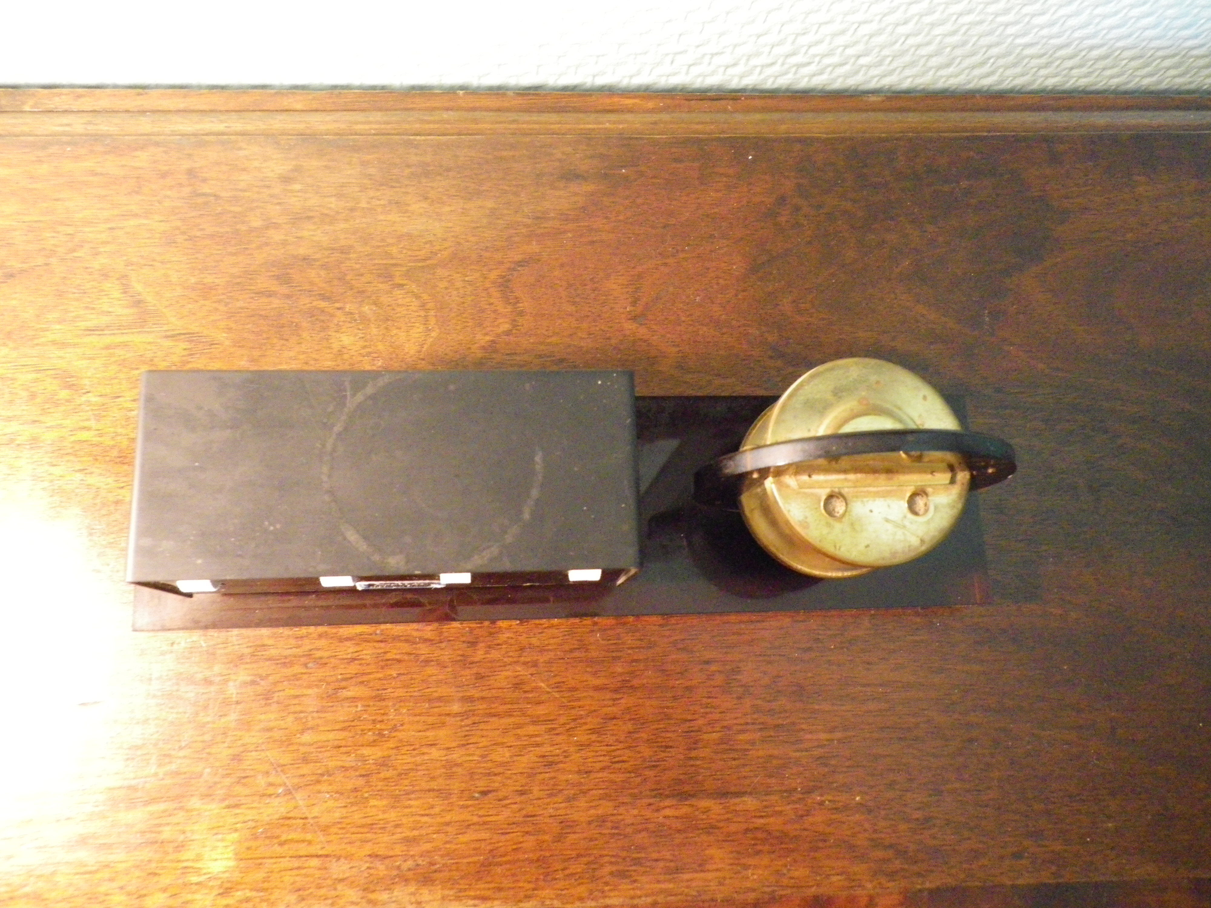 Perpetual Office Calendar with Thermometer - Mallat France - 70s