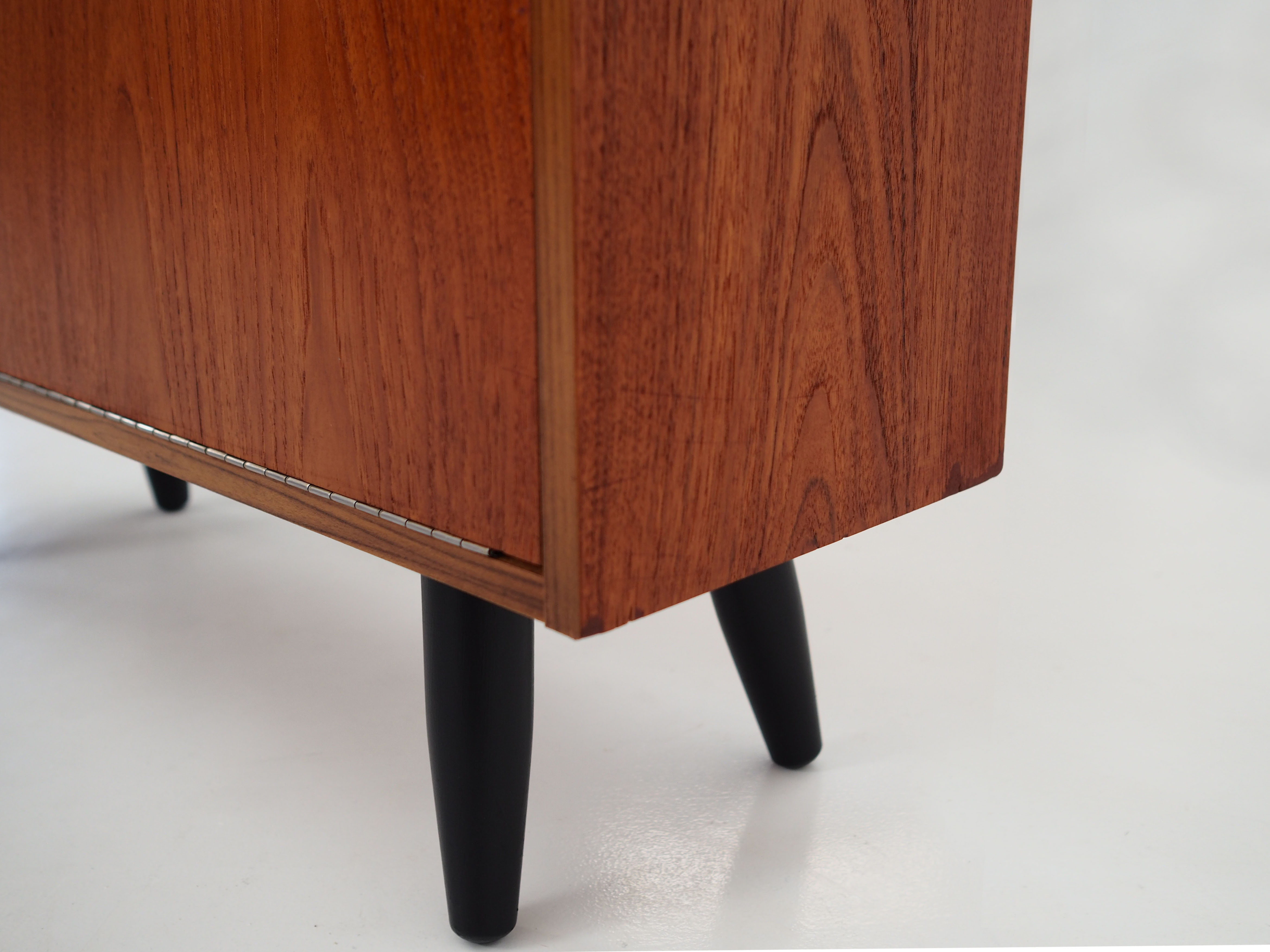 Bookcase with bar Scandinavian design 1980s