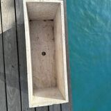 Travertine planter