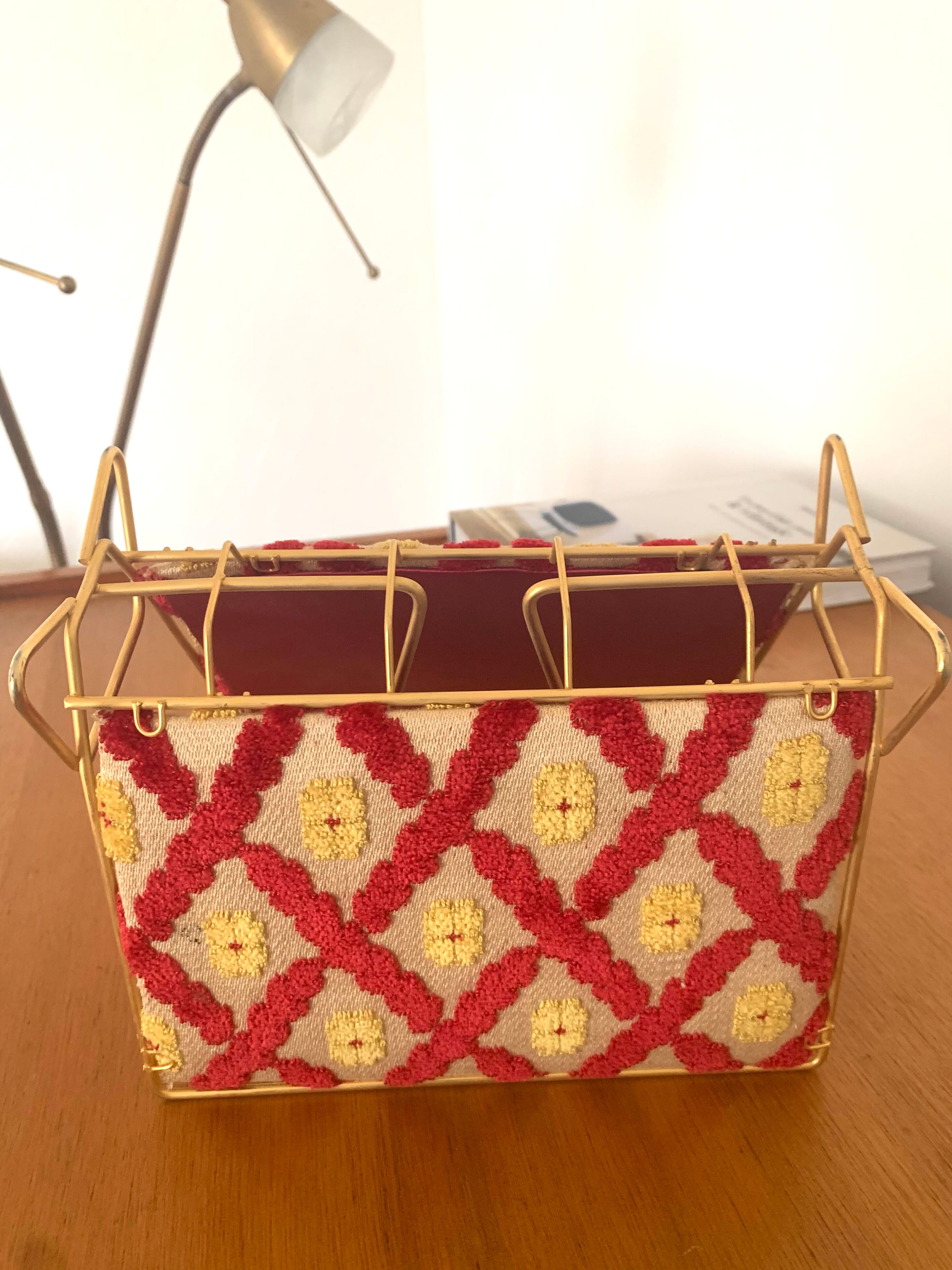 Vintage magazine rack