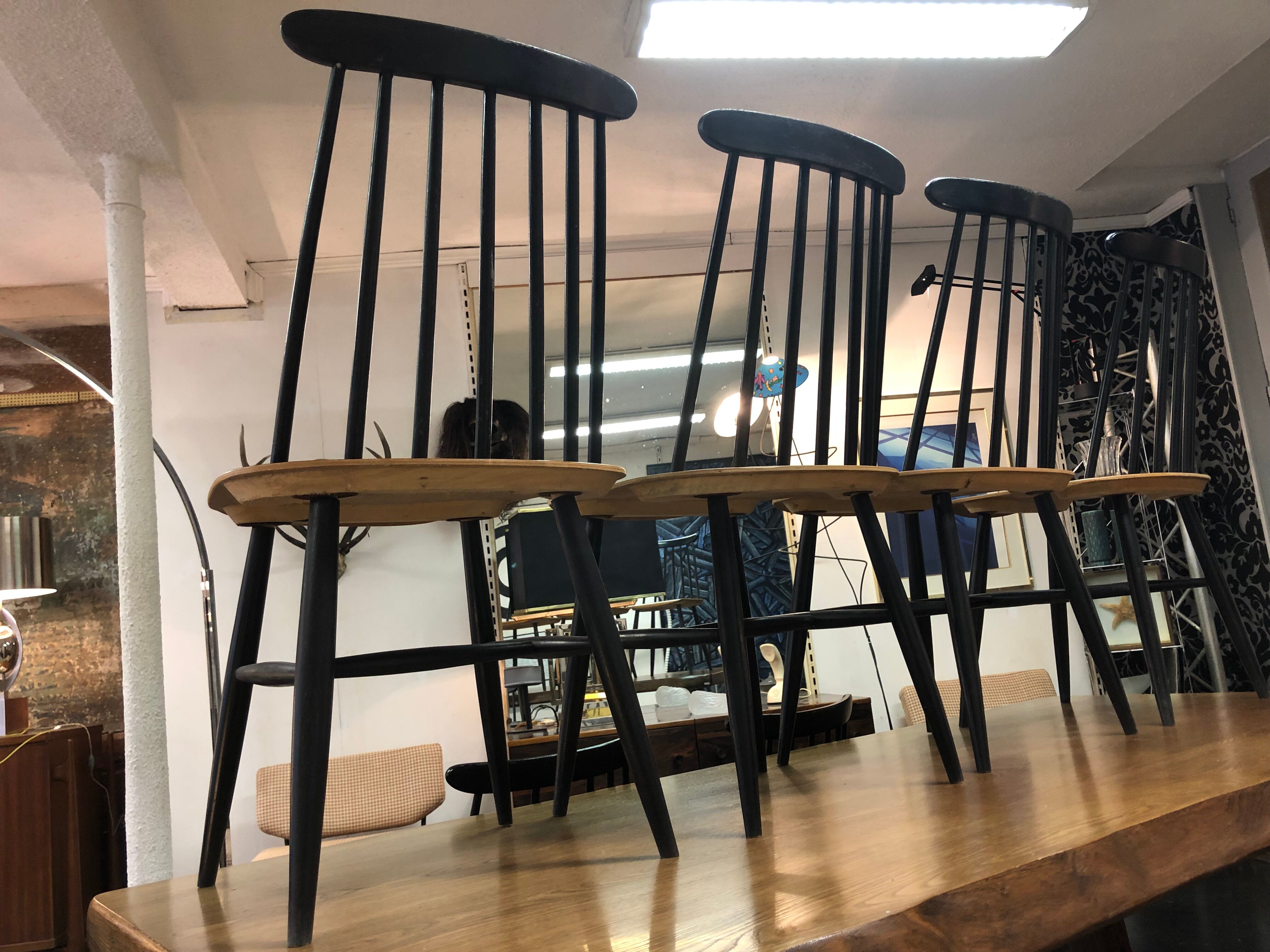 Set of 6 chairs by Ilmari Tapiovaara