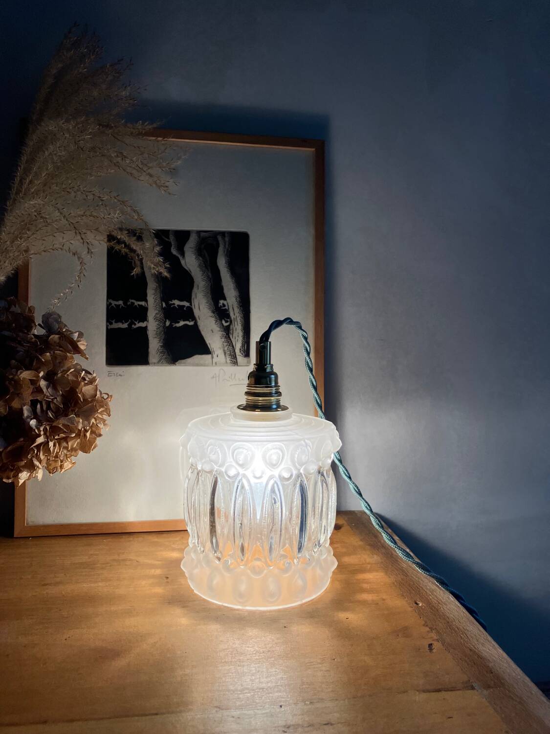 Vintage portable lamp