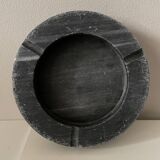 Dark Gray Black Marble Ashtray