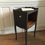 Chic rustic bedside table