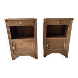 Pair of art deco style bedside tables