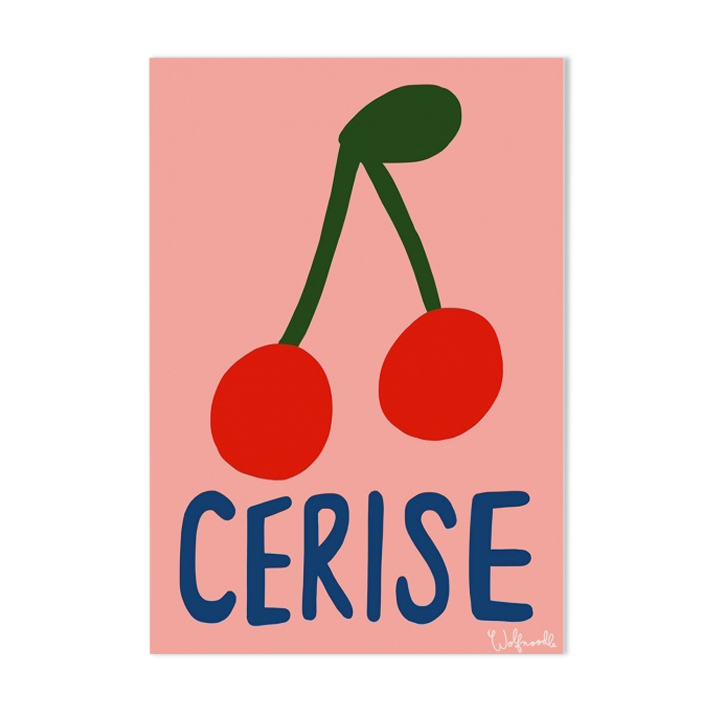 Cherry Kids Poster - A3