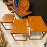 Scandinavian nesting table BRDR Furbo 1970