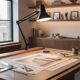 Black articulated architect lamp Mathias SA, industrial style – 1980s