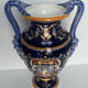 Gien earthenware vase, renaissance model