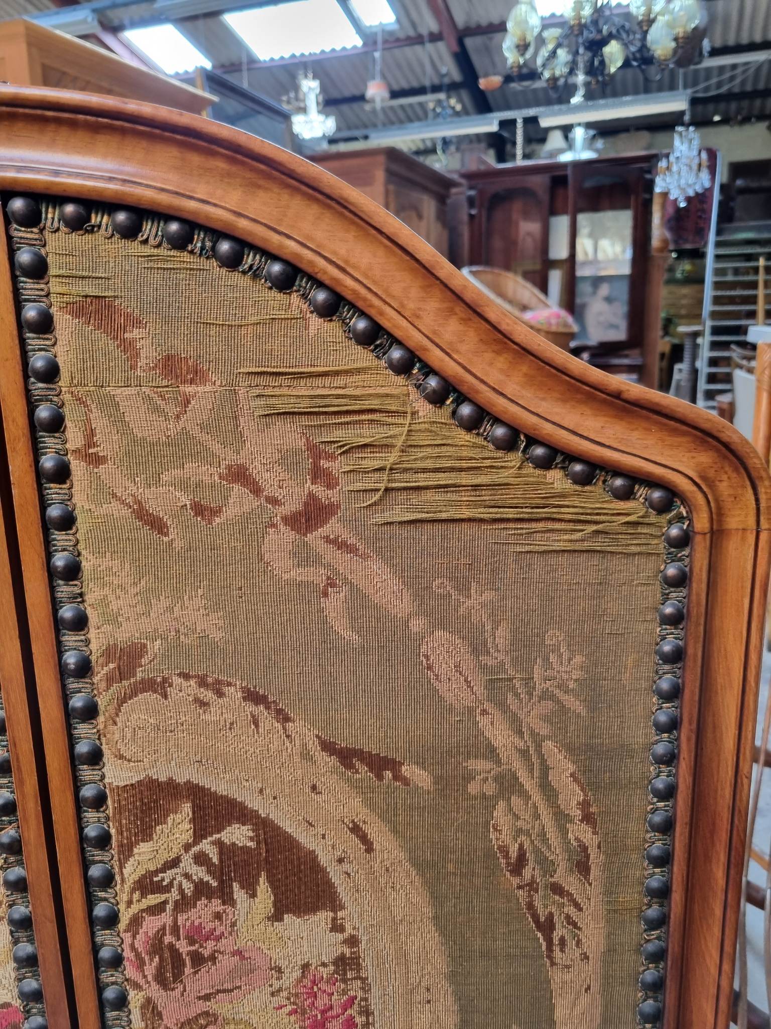 Fireplace screen Louis XV