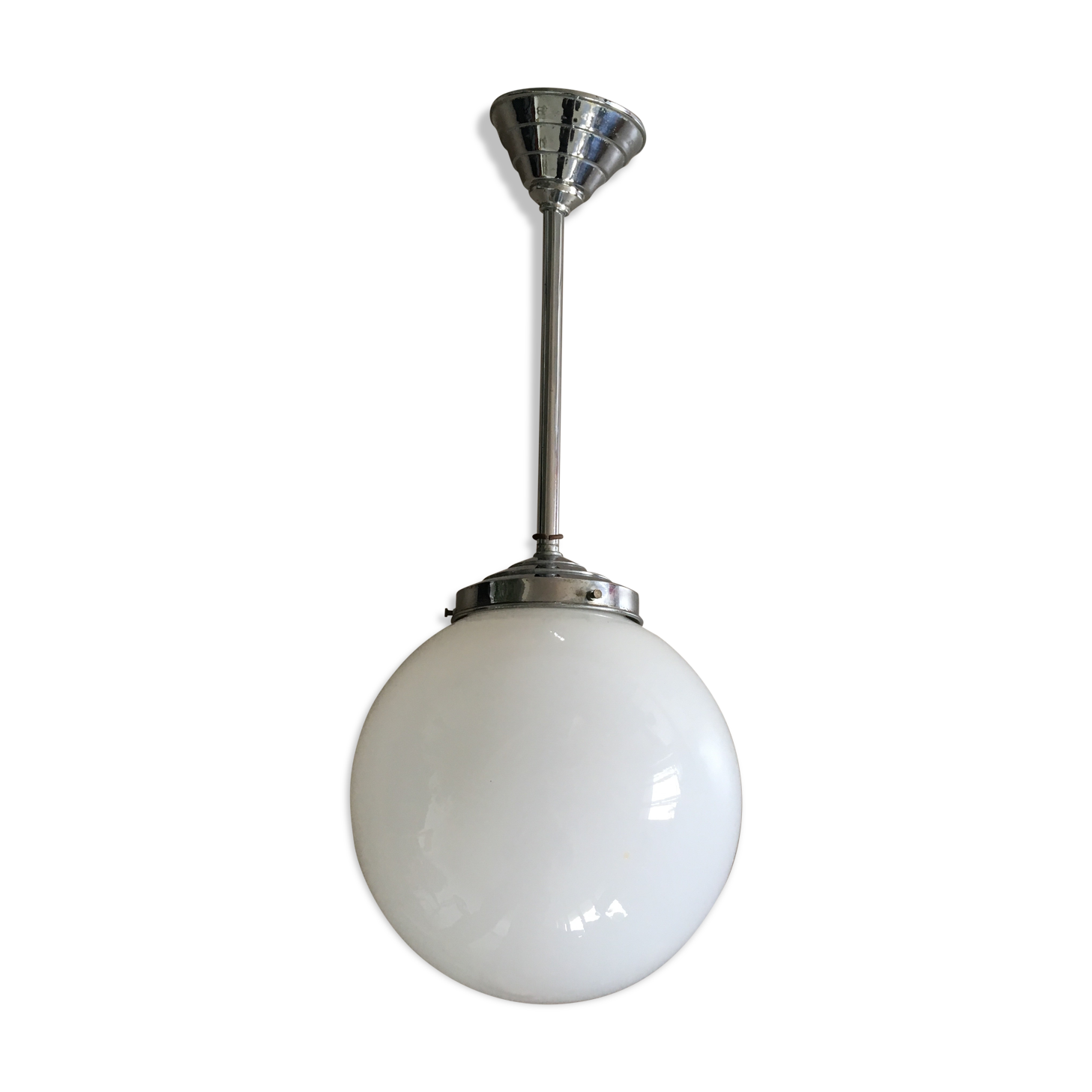 Suspension boule art deco