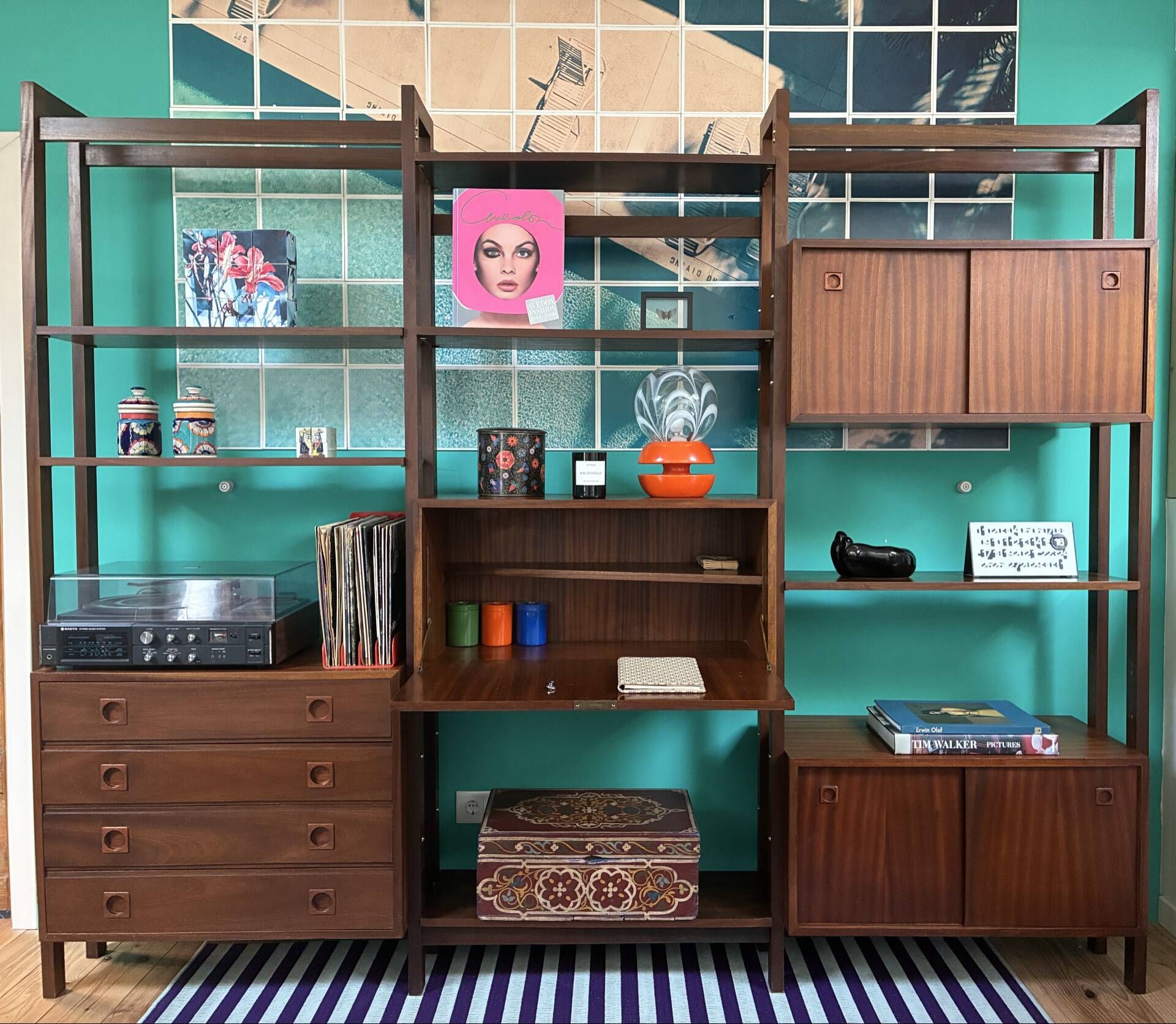 Bibliothèque Vintage Scandinave - Olaio