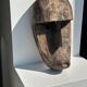 Large Timor mask in patinated wood H:50cm (1)