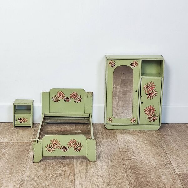 Chambre poupée années 50