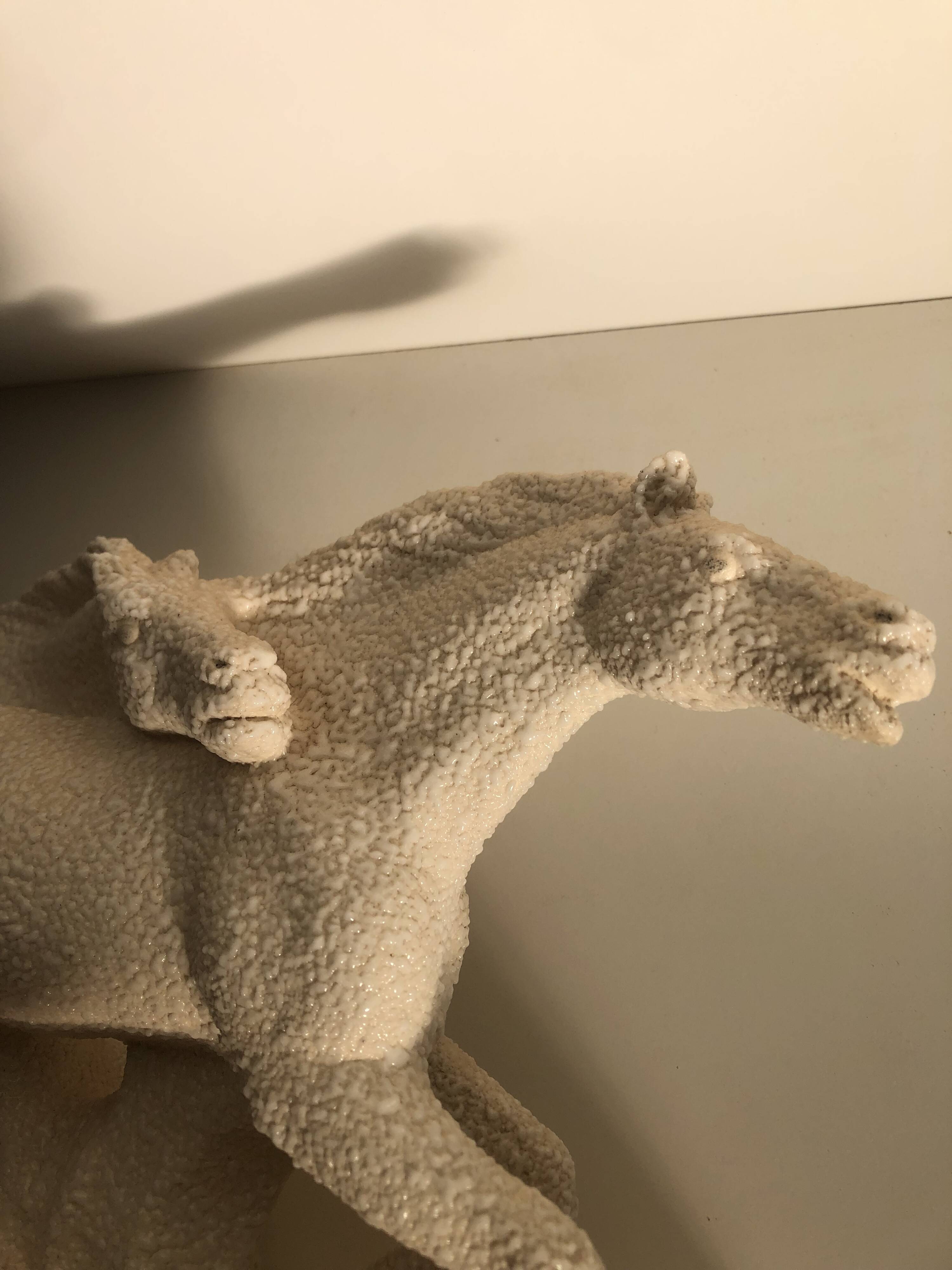 Vintage ceramic horses