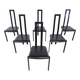 Vintage postmodern dining chairs, 1980s