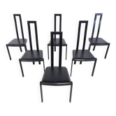 Vintage postmodern dining chairs, 1980s